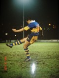 Tommy kicking for Hawks v Toulouse