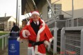 Santa on gate duty