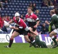 Tom in action for Hawks 2002 Cup final