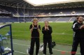 Lorraine and Heather at Murrayfield