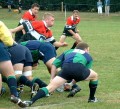 After the scrum he threw the ball out nicely