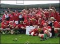 Chris front row with Welsh Deaf International team