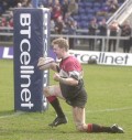 Rory scores v the Nails Scottish Cup s/f 2002