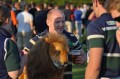 Lucky mascot - and a lion