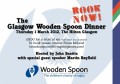 Glasgow Wooden Spoon Dinner - Flyer